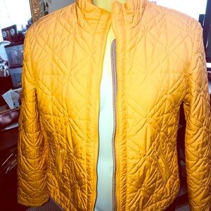Super cute mustard quilted jacket